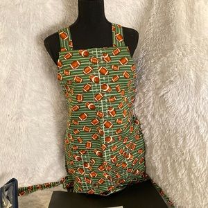 Homemade Football 🏈 Apron. Green reversible with pockets. One size fits most